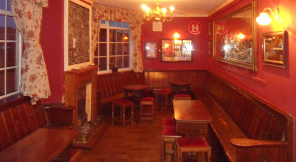 Plenty of seating in the Snug for parties or just for a drink at Petros and the Cross Keys Nafferton
