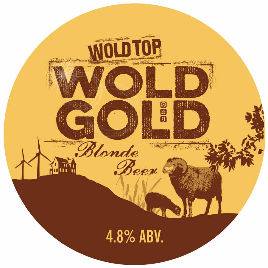 A blonde continental style beer. A heady mix of Wold grown barley, wheat and Cara malt hopped with Goldings and Styrian hops give the beer its soft, fruity flavour with a hint of spice.