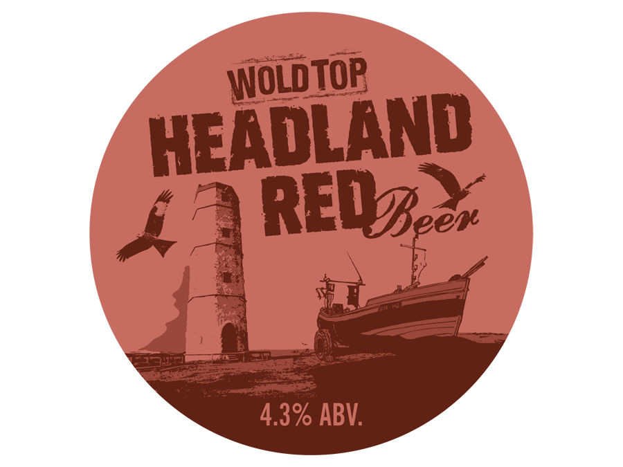 A red beer to halt you in your tracks, giving you a warm red glow!  A mellow malty flavour, from Wold grown barley, dark crystal malt and roasted barley.