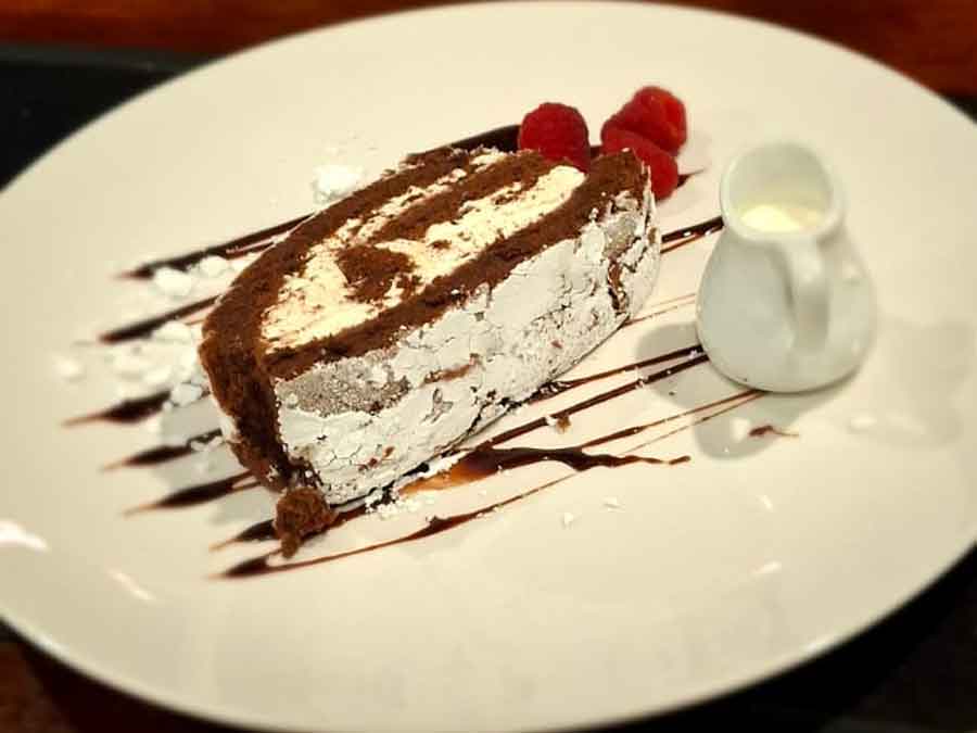 Homemade Chocolate Cointreau Roulade